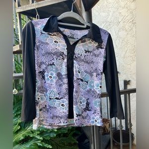 Floral polo shirt
